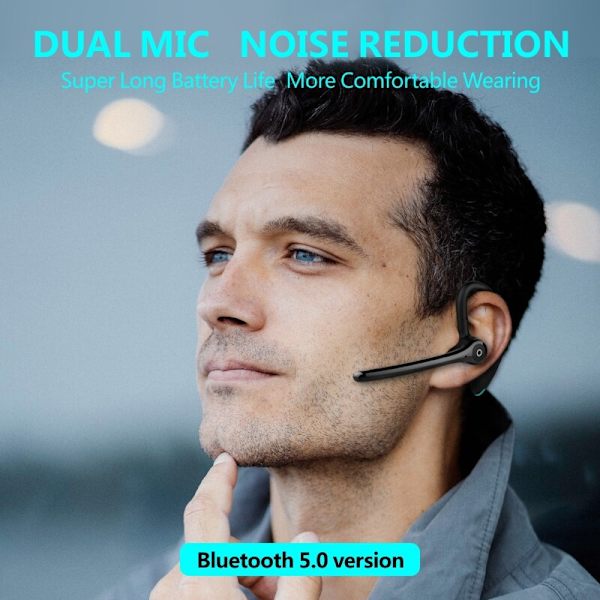 2023 Ny brusreducerande Bluetooth hörlurstråd with box