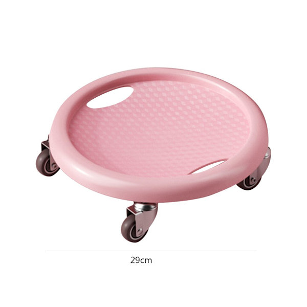 Anti-Slip Abdominal Wheel Automatisk Rebound Abdomi Pink Roller Disc
