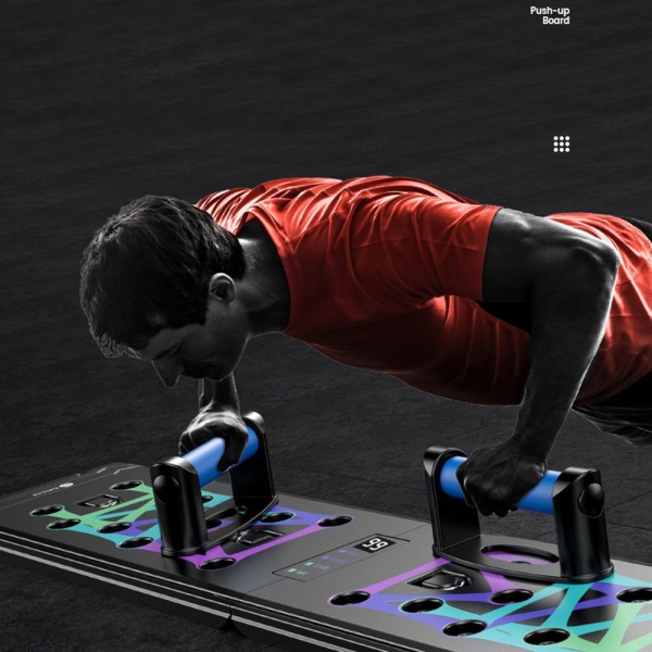 Räkna Push-Up Rack Board Träning Sport Träning Fitness Gym Utrustning Push Up Stand för ABS Magmuskeluppbyggnad Träning smart1 Counting