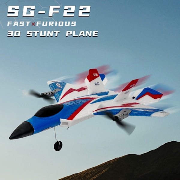 F22 RC Foam Plane 4 Channels 6G Auto Stabilization with 4K Kamera Stunt Fjärrkontroll Flygplan Flygplansleksaker för barn SG F22 with 4K