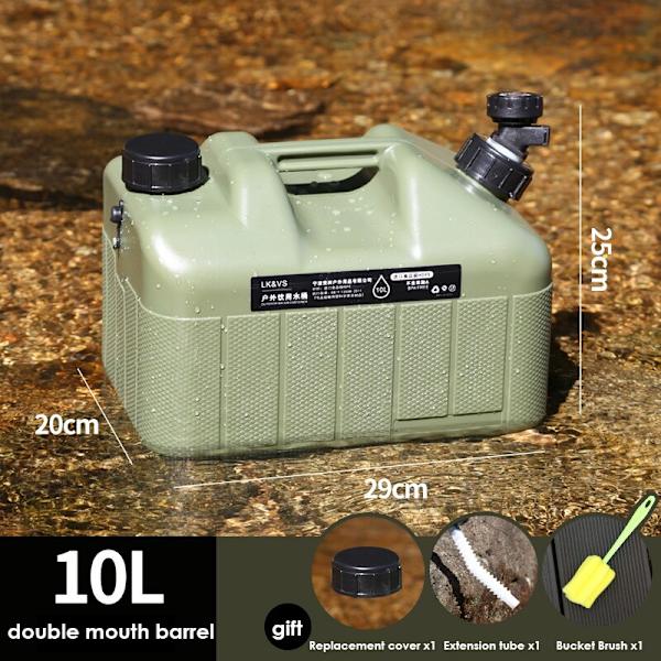 25L vattenflaska förvaringskran Camp vattenpåse Bärbar PE-hink Utomhuscamping Matklassad PC-plasthink Dricka 대형물통 10L Water Bucket