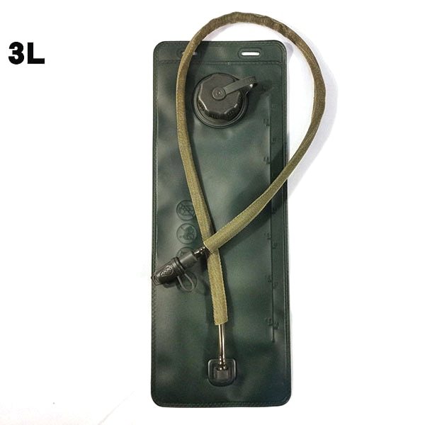 Vattenblåsa Vattenreservoar Hydration Pack Förvaringsväska BPA-fri - 2L 2,5L 3L Vikbar utomhuscampinglöparväst Ryggsäck 3L