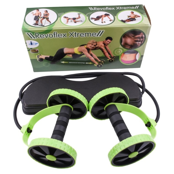 Abdominal Exerciser Ab Roller Wheel Resistance Ban Green