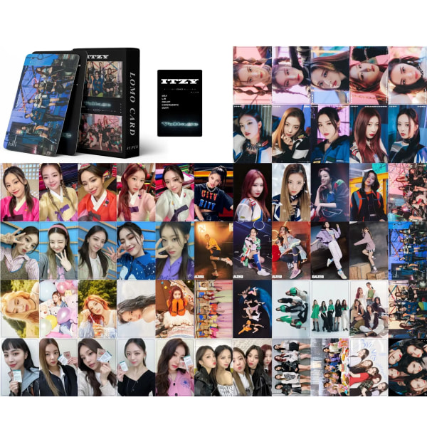 55PCS/ Set Kpop itzy fotokort nytt album Blah Blah Blah lomo kort Spänning CHECKMATE fotokort Voltage