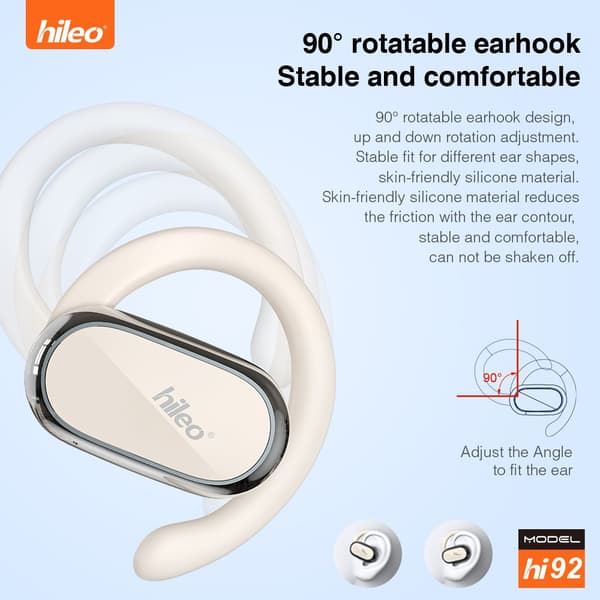 hi92 Original Bone Conduction Bluetooth hörlurar Red