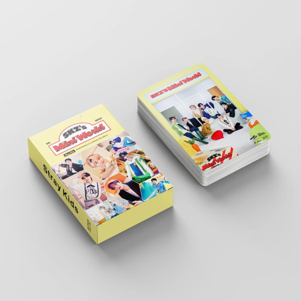 55 st/ Set Kpop Stray Kids 2023 Säsongs hälsningar fotokort Vautiful Day lomo-kort IVE ATEEZ Paradigm fotokort sk-1