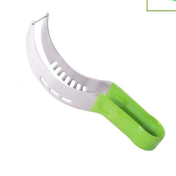 1 ST Vattenmelon Slicer Cutter Rostfritt stål Stor storlek Skivad vattenmelon Cantaloupe Slicer Fruktavdelare Köksprylar Artiklar 02