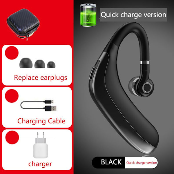 M70 2021 Nya hörlurar Bluetooth hörlurar Vattenpr Fast charger black