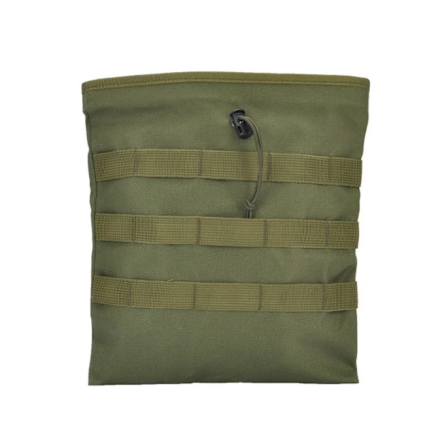 Tactical Molle Dump Pouch AR15 AK47 Ammo Magazine Pouch Hunting Recovery Midjeväska Drop EDC Pouch Militära jakttillbehör green