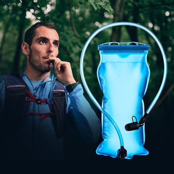 Naturehike 3L hopfällbara vattenpåsar Vattenblåsa Hydration Pack Förvaringsväska Löpning Bergsbestigning Vandring Vattenpåsar Water bag - 3L