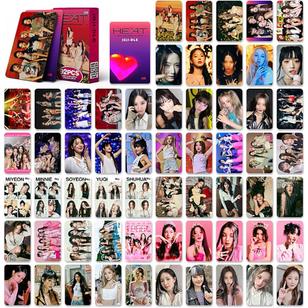 Kpopbp (G) I-Dle 92 st Värme Album Fotokort Kpop Album Calor