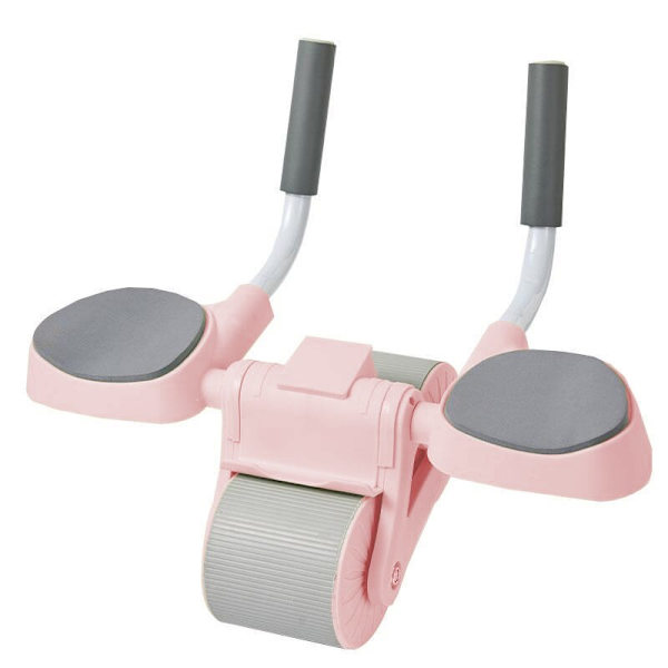 Abdominal Wheel Automatisk Rebound New Sports Abdom pink/with counter