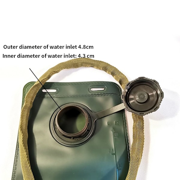 2 typer utomhus 2/2,5/3L vattenblåsa hydrering F Type-B 2.5L
