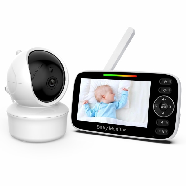 4,3 tums Baby Monitor Baby Care Device Baby Monitor Tvåvägs röstintercom med vaggvisa European Regulation EU