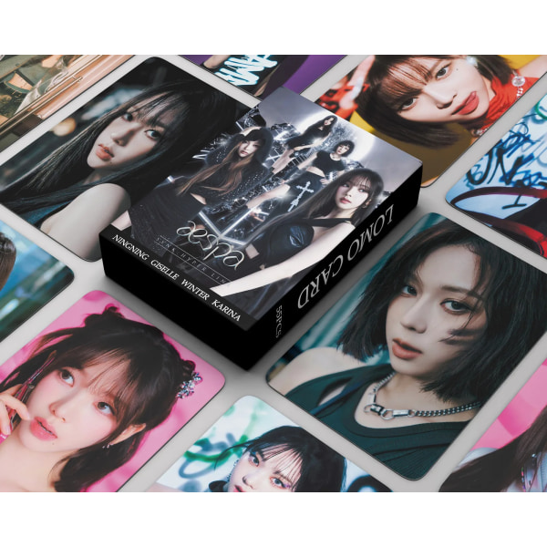 Kpop NMIXX-fotokort ENTWURF lomo-kort Girls' Generation forever1 PhotoCards aespa my world lomo-kort 05
