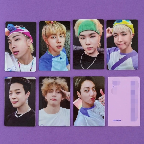 Kpop ITZY Blah Blah Blah PhotoCards två gånger MELLAN 1&2 lomo-kort för fans samlingskort RM-fotokort E-7PCS