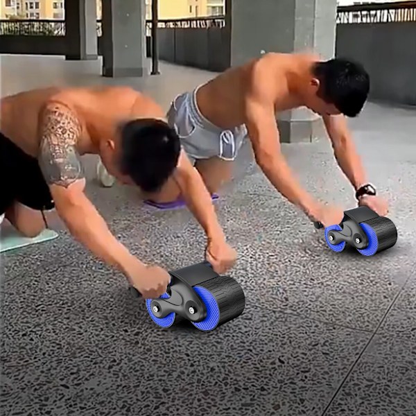 Anti-Slip Abdominal Wheel Automatisk Rebound Abdomi Hamstring Curl Strap