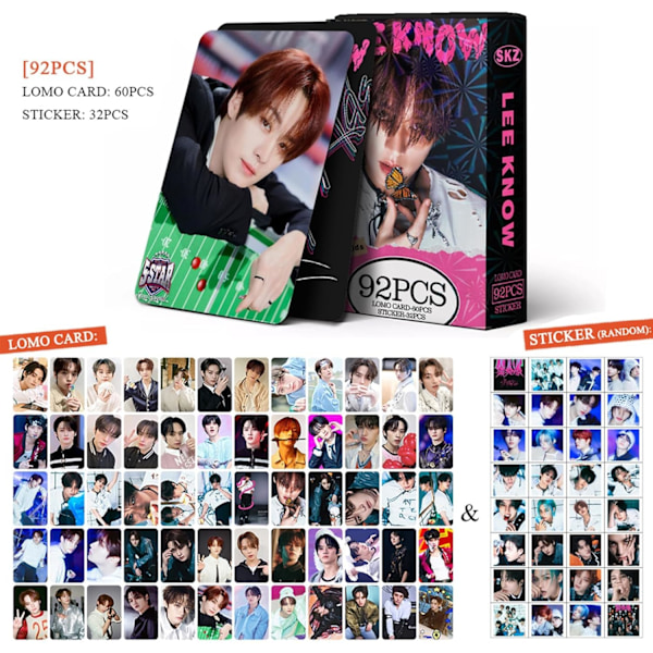 Kpopbp Stray Kids Fotokort 60 st Skz Rock Star Album Phot Saber