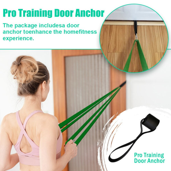 Heavy Duty Latex Resistance Band Set Elastisk Träning Sport Styrka Pull Up Assist Band Pilates Stretch för träning Fitness Ben 35-85LB Purple