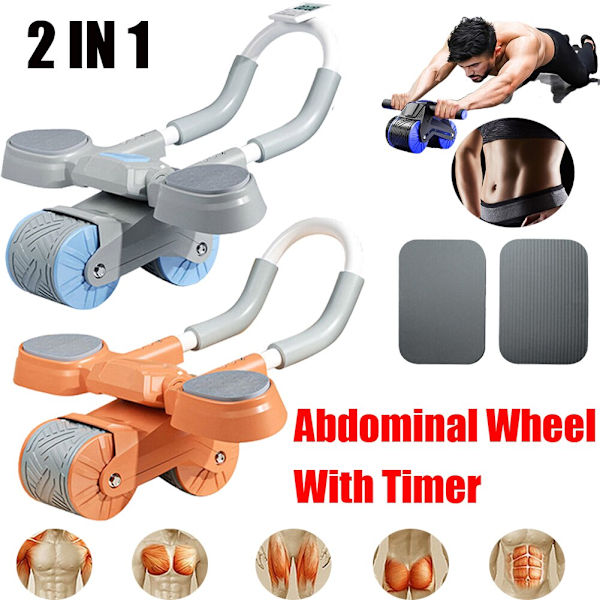 Träningsövningar Double Gym Trainer In1 Digital Gray no timer