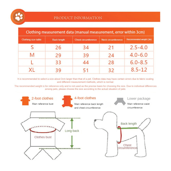 Djurkläder Enkel förvaring Hudvänlig Bekväm Lätt att rengöra Mjuk Modetrend Söta Djurkläder Nr Slitstyrka Rose Red XL
