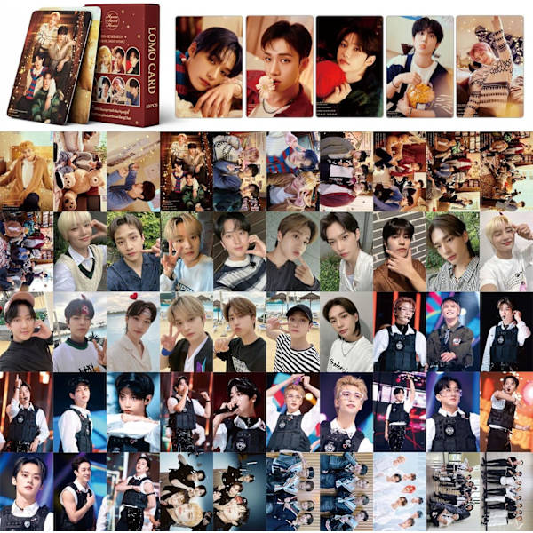 Stray Kids Lomo-kort 55 st Stray Kids Home Sweet Home Nytt album Lomo-kort Stray Kids minifotokort för fans Caedeu