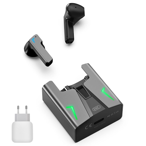 Fineblue Original TWS Wireless Earphones ENC Noise Charger black
