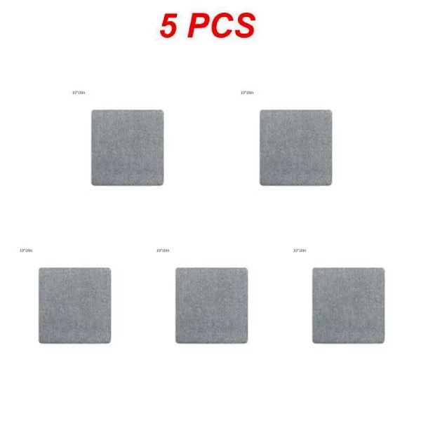 1~5PCS tum tjock strykullsdyna Bärbar högtemperaturbeständig strykbräda Effektiv ullpressmatta för resor Style A 5pcs