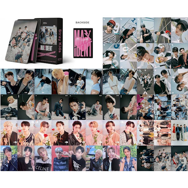 4-pack/220st Stray Kids Lomo Card Fotokort Stray Kids Nytt album Lomo Card Stray Kids Mini Fotokort Stray Kids Poster Cards Present till fans