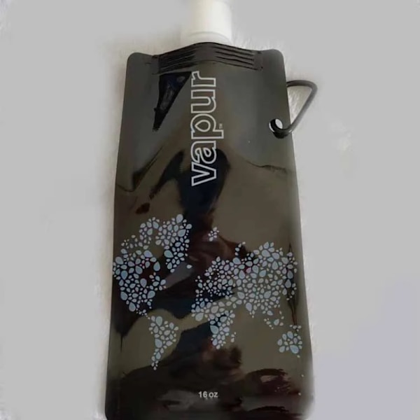 480/700 ml Bärbar Ultralätt hopfällbar vattenpåse Mjuk kolvflaska Utomhussport Vandring Camping Vattenpåse Vikbar vattenhink blue