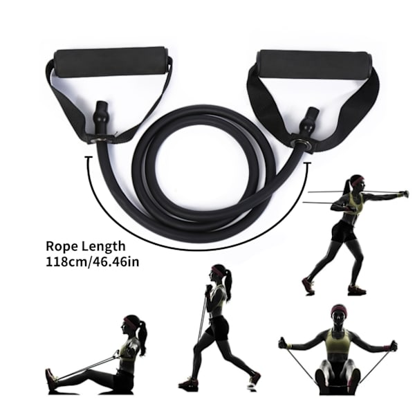 1 st ett motståndsdragrep, lätt att bära, lämplig för fitness Red
