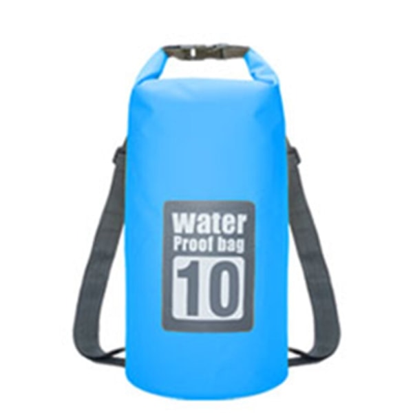 5L/10L/15L/20L/30L Vattentäta påsar Torrväska PVC Wat 10L  Blue