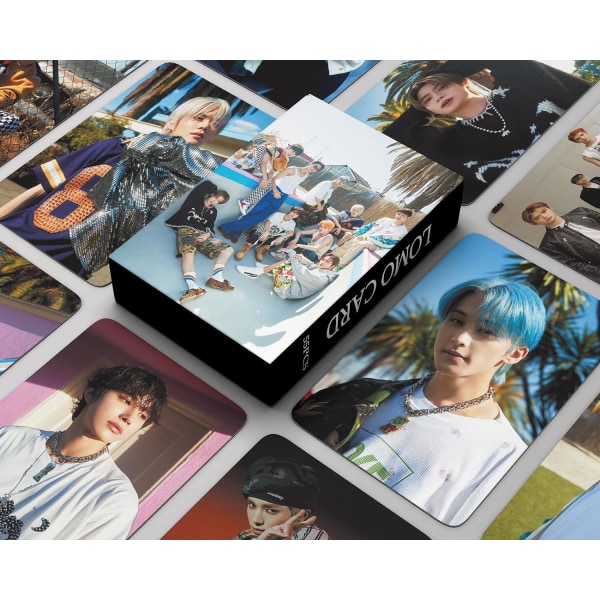 NCT 127 fotokort 55 st NCT 127 Ay-Yo nya albumkort Poster Mini fotokort NCT 127 fotoalbum för fans