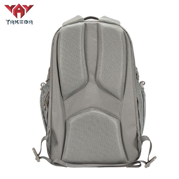 Yakoda Molle Taktisk ryggsäck Bergsbestigning Resor Utomhus Vandringsväska Stor kapacitet pendlarryggsäck för militära fans Grey All yards