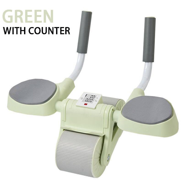 Abdominal Wheel Automatisk Rebound New Sports Abdom green/with counter
