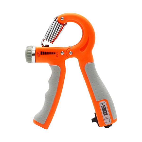 Räknedynamometer Handgrepp Fitness Handgrepp 5-60 kg Handträning Gripper Gymutrustning Handledsrehabiliteringsutvecklare 5-60kg  Orange 2