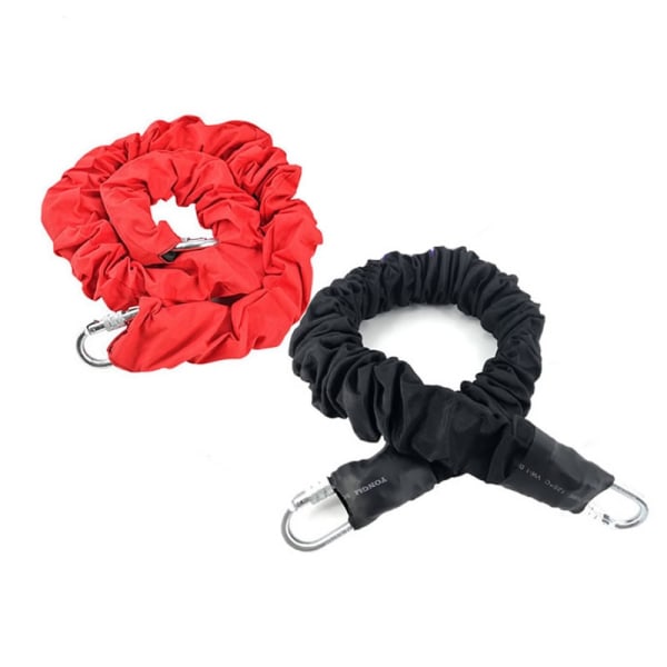 Bungydans Flygande upphängningsrep Antenn Antigravitation Yogasnöre Motståndsbandset Set Fitness Hem GYM-utrustning Basic set Red 61-70kg