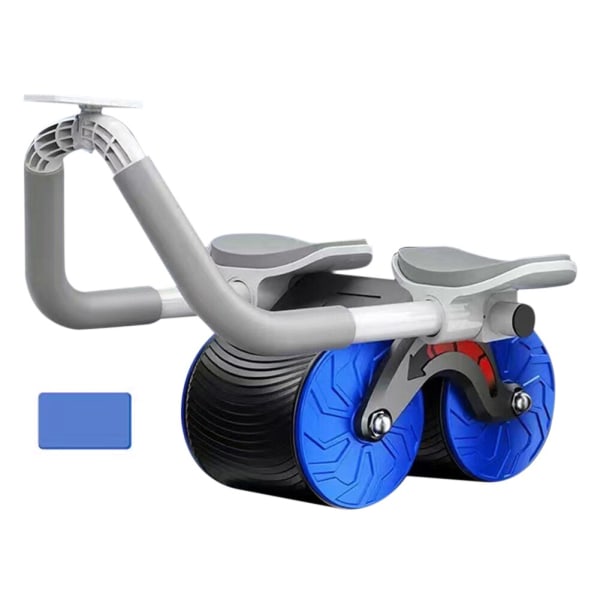 Magmuskler Fitness Wheel Training Bantning Fitness Abs Roller Bodybuilding Buken Roller Wheel Magträningsutrustning Blue timer