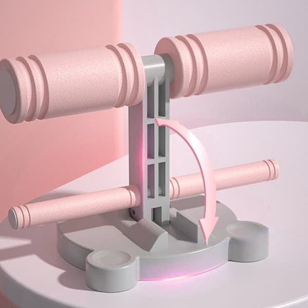 Ab Rollers Gymutrustning Tränad Mage Armar Th Pink/Single Pole