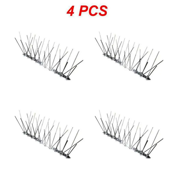 1~5 st rostfritt stål fågelavstötande spikar Anti duva spik Fågel avskräckande verktyg Skadedjursbekämpning duvor Uggla Småfåglar staket Style A 4pcs