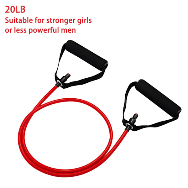 1 st ett motståndsdragrep, lätt att bära, lämplig för fitness Red