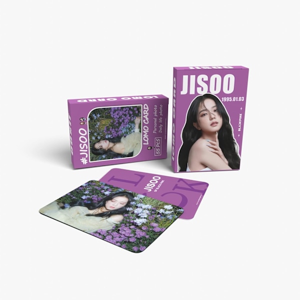55 st Blackpink Lomo-kort Blackpink Album Kpop-vykort för Blink-samlingar (Jisoo) Jisoo