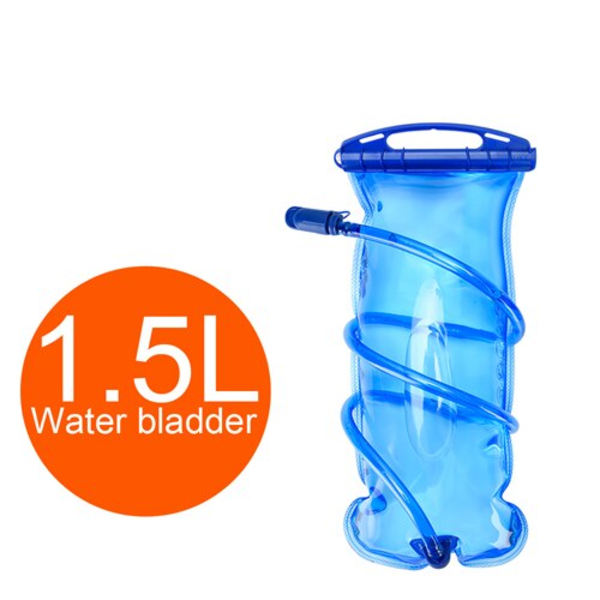 Vattenpåse 1L 1,5L 2L 3L Vattenblåsreservoar vätskebehållare Pack Förvaringspåse BPA-fri löpande vätskeväst Ryggsäck 1.5 L water bladder