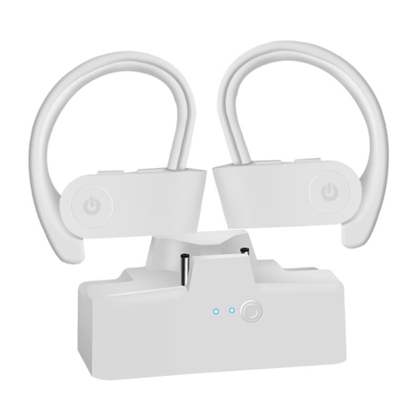 TWS 3 Trådlösa hörlurar Bluetooth Headset Sports E White