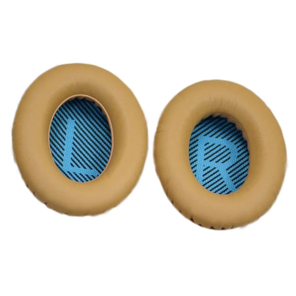 Ersättande öronkuddar i proteinläderskum för Bose för tyst komfort 2 QC25 AE2 QC2 QC15 AE2I QC35 SoundTrue hörlurar gold blue