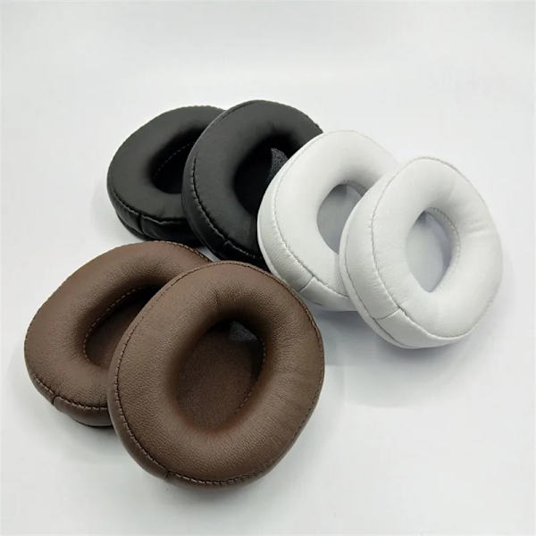 Öronkuddar i mjukt proteinskum för Audio-Technica ATH-SR5 ATH-MSR5 ATH SR5 SR5BT MSR5 Hörlurar Gamer Earpads Pannband earpads gray
