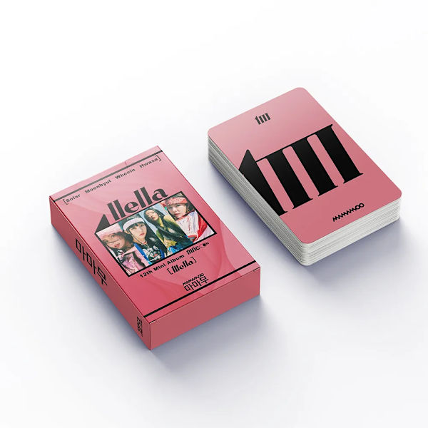 55st/ Set Kpop G I-DLE nytt album I LOVE fotokort MAMAMOO ILLELLA lomo kort straykids MAXlDENT fotokort ENTWURF