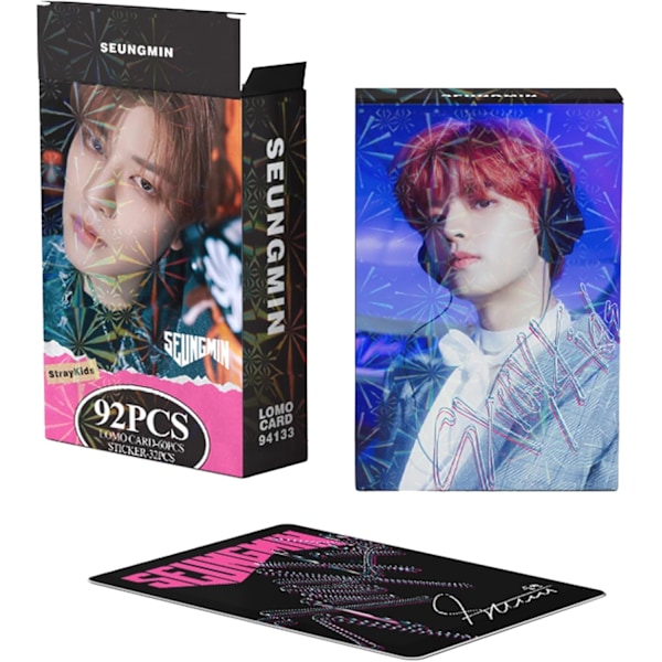 Kpopbp Stray Kids Fotokort 60 st Skz Rock Star Album Phot Por Seungmin