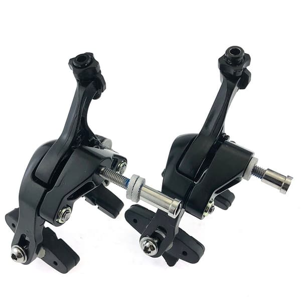 RACEWORK Road Bike Bromsar Dual Pivot Calipers Racing Aluminium Side Pull Calipers fram och bak med bromsbelägg Front back 1 pair