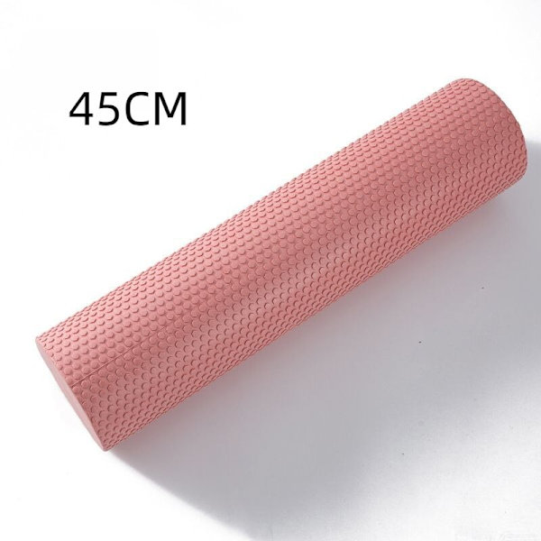 Foam Roller Muskelmassage Gym Yoga Myofascial Release Roll Column For Sports Shaft Fitness Lumbar 30CM 45CM 60CM 90CM Pink 45CM